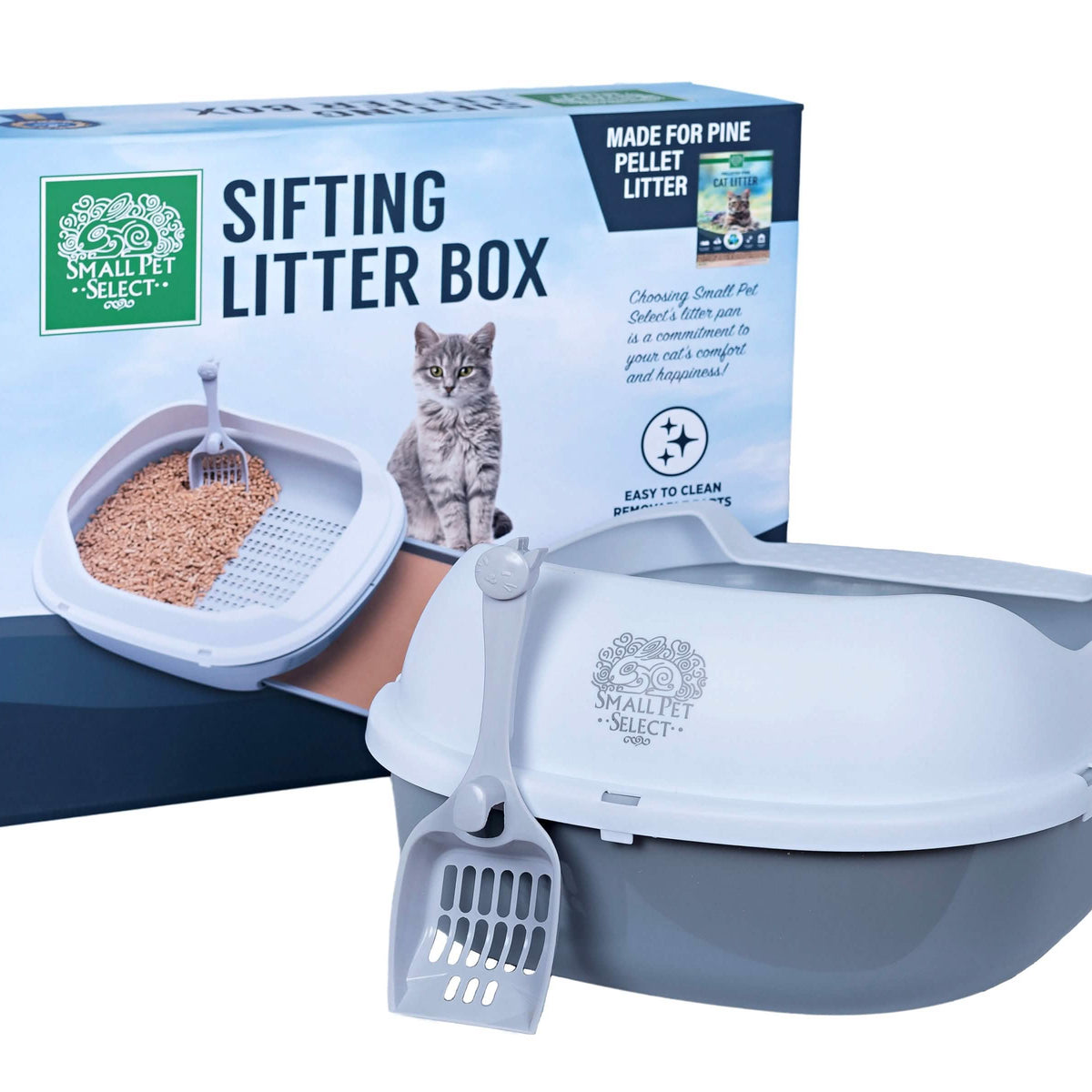 Cat Sifting Litter Box – Small Pet Select U.S