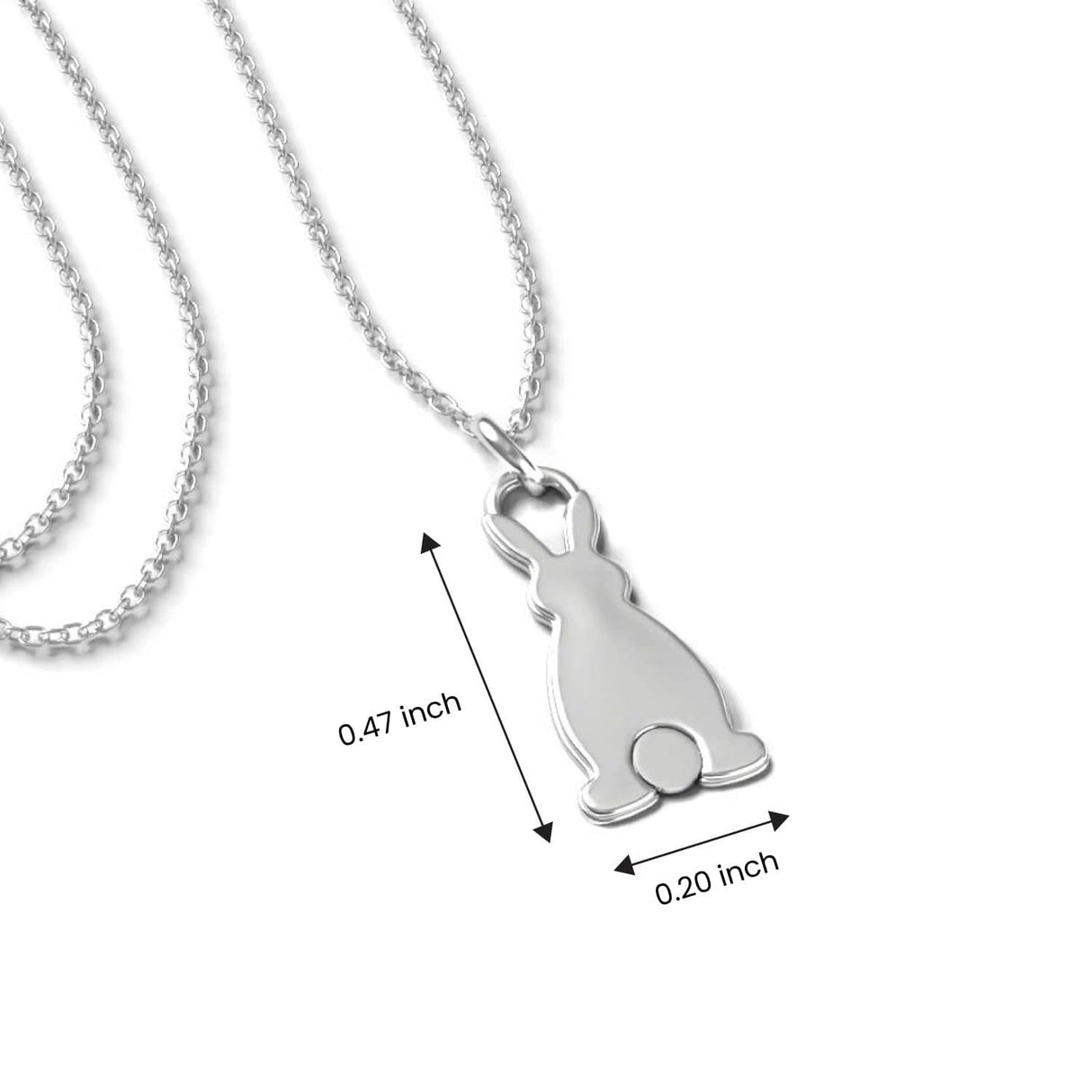 Sterling Silver Bunny Necklace