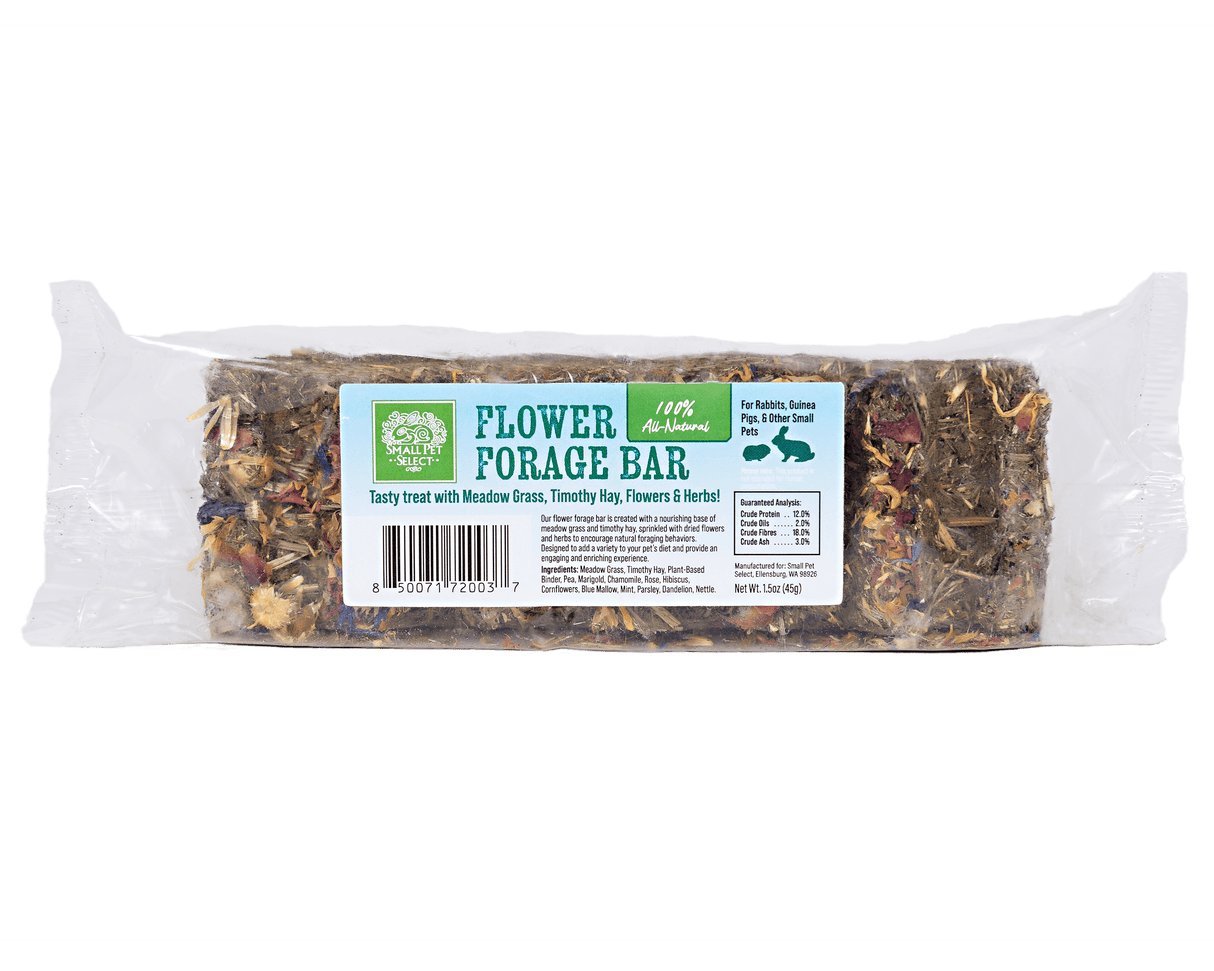 Flower Forage Bar packaging with a clear background