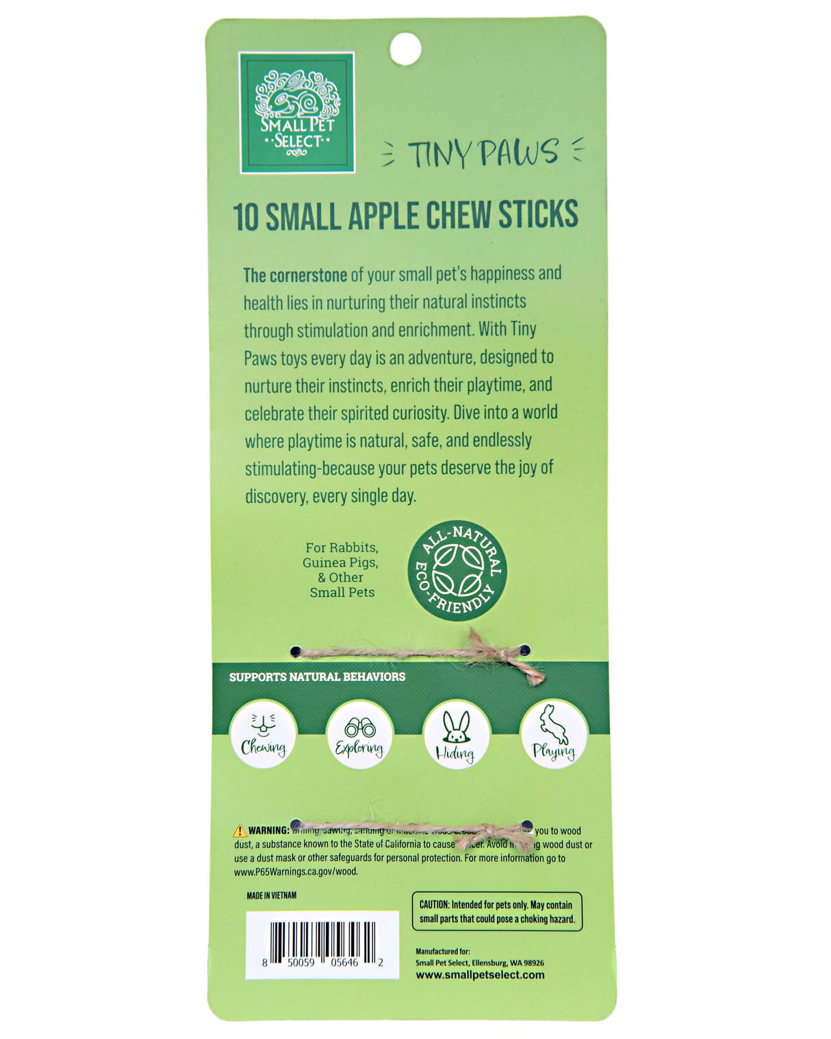 Tiny Paws Apple Chew Sticks