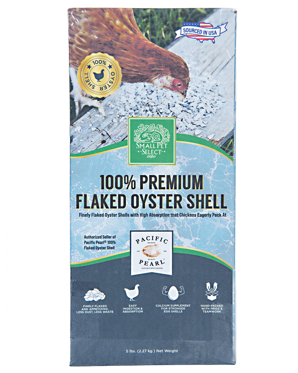 100% Premium Flaked Oyster Shell