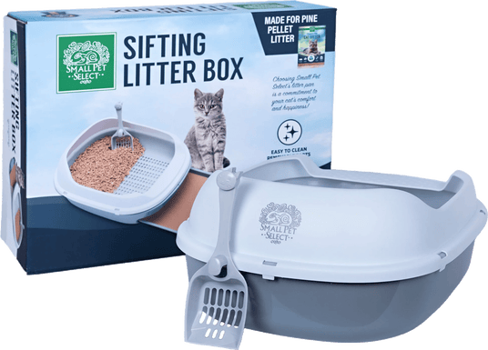 small pet select cat litter box