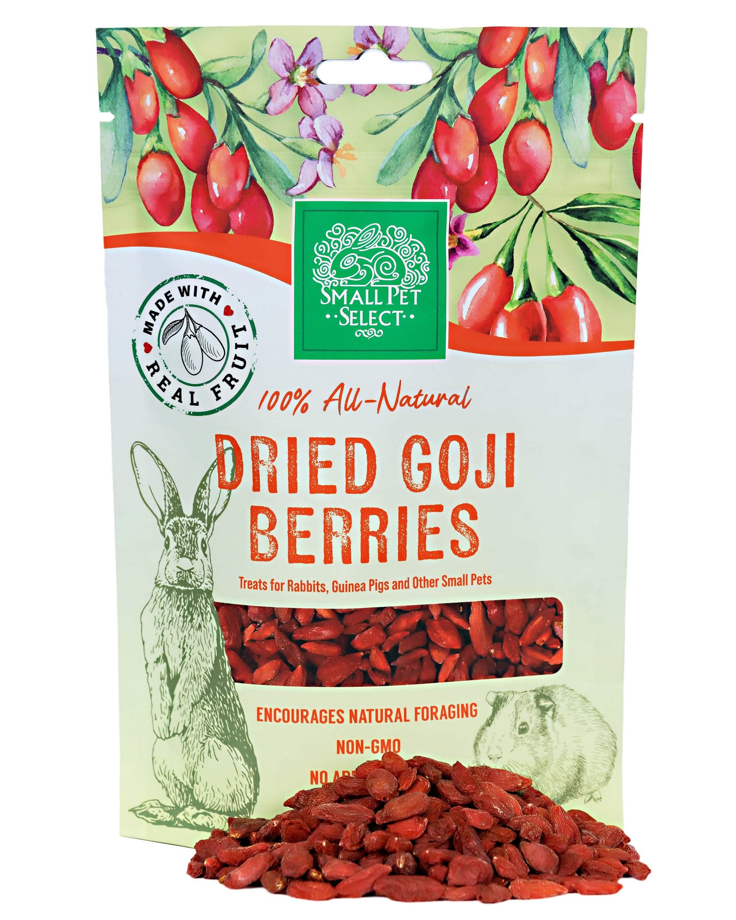 Dried Goji Berry - 100% Natural – Small Pet Select U.S.