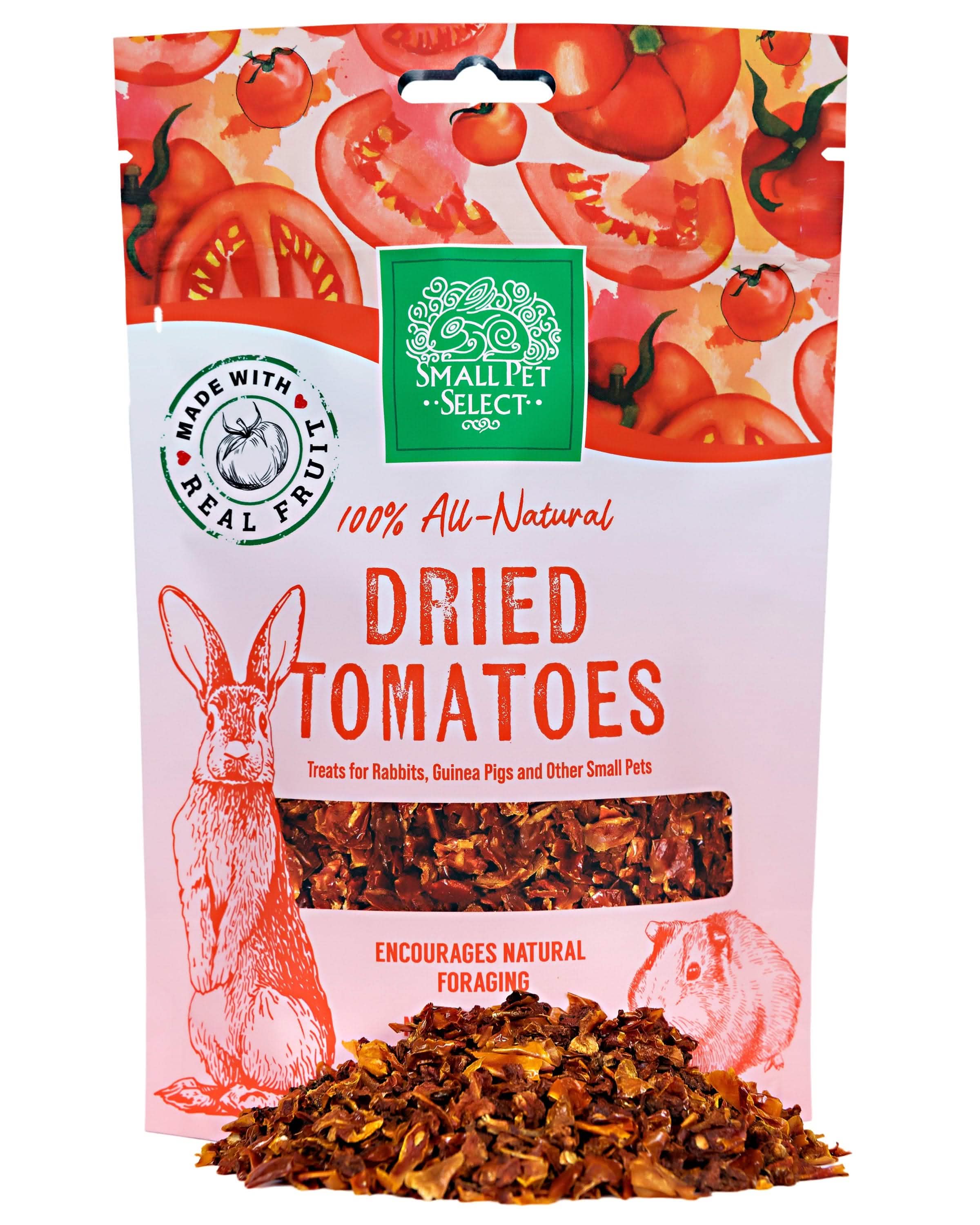 ドッグフード TOMATO Dried Tomato Flakes – Small Pet Select U.S.