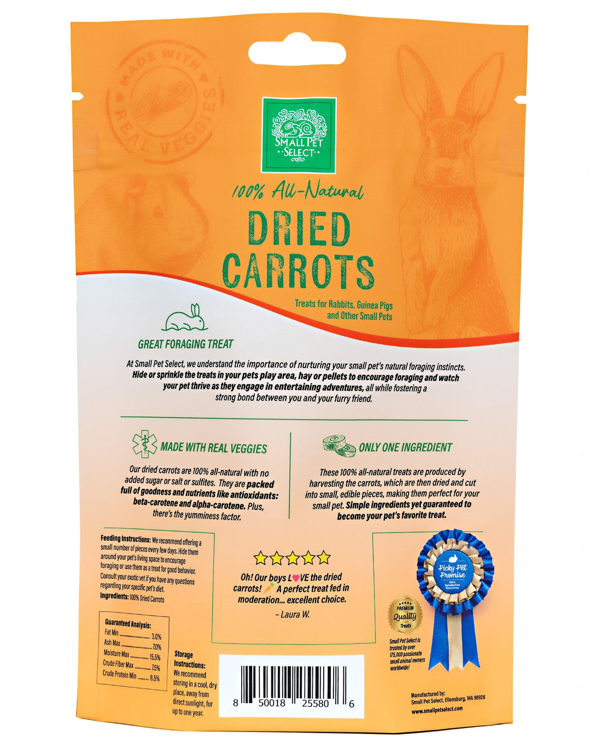 Dried Carrot