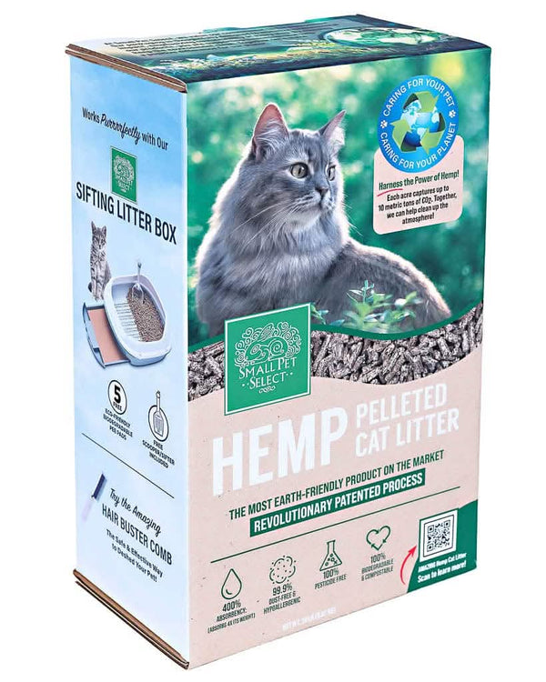 Hemp Pelleted Cat Litter Small Pet Select U.S.