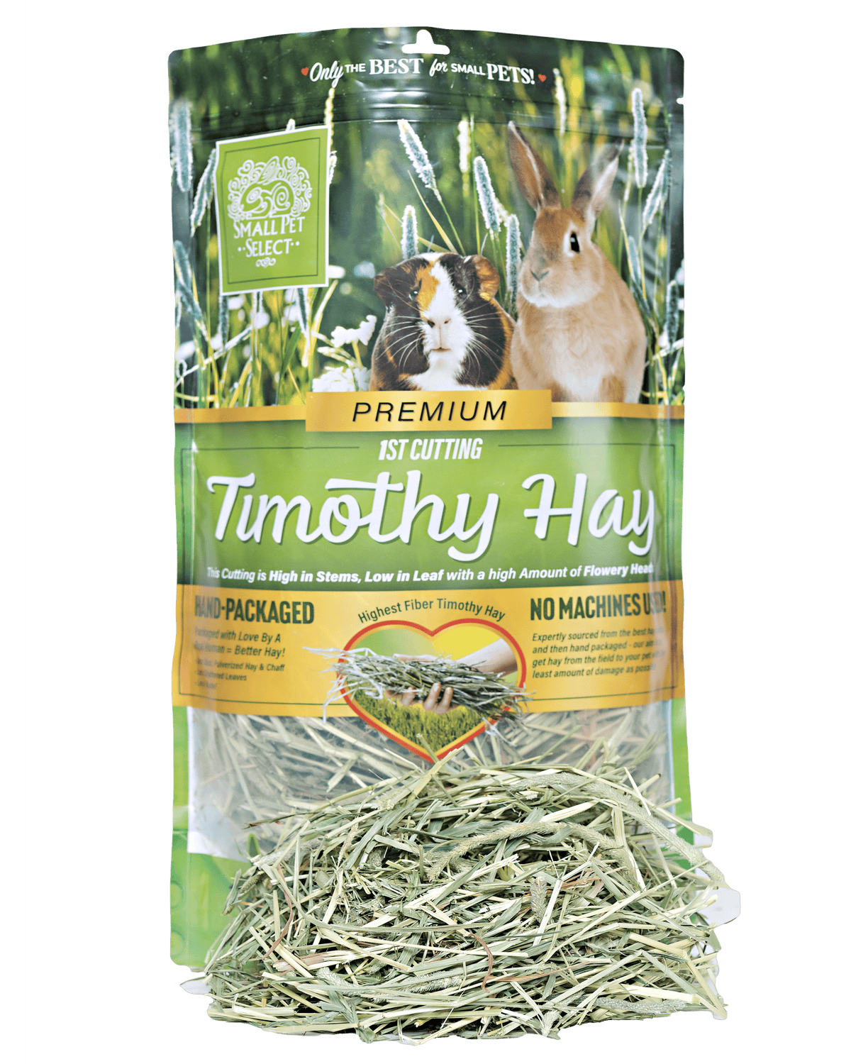 1st Cutting Timothy Hay Great Source of Fiber! Small Pet Select U.S.