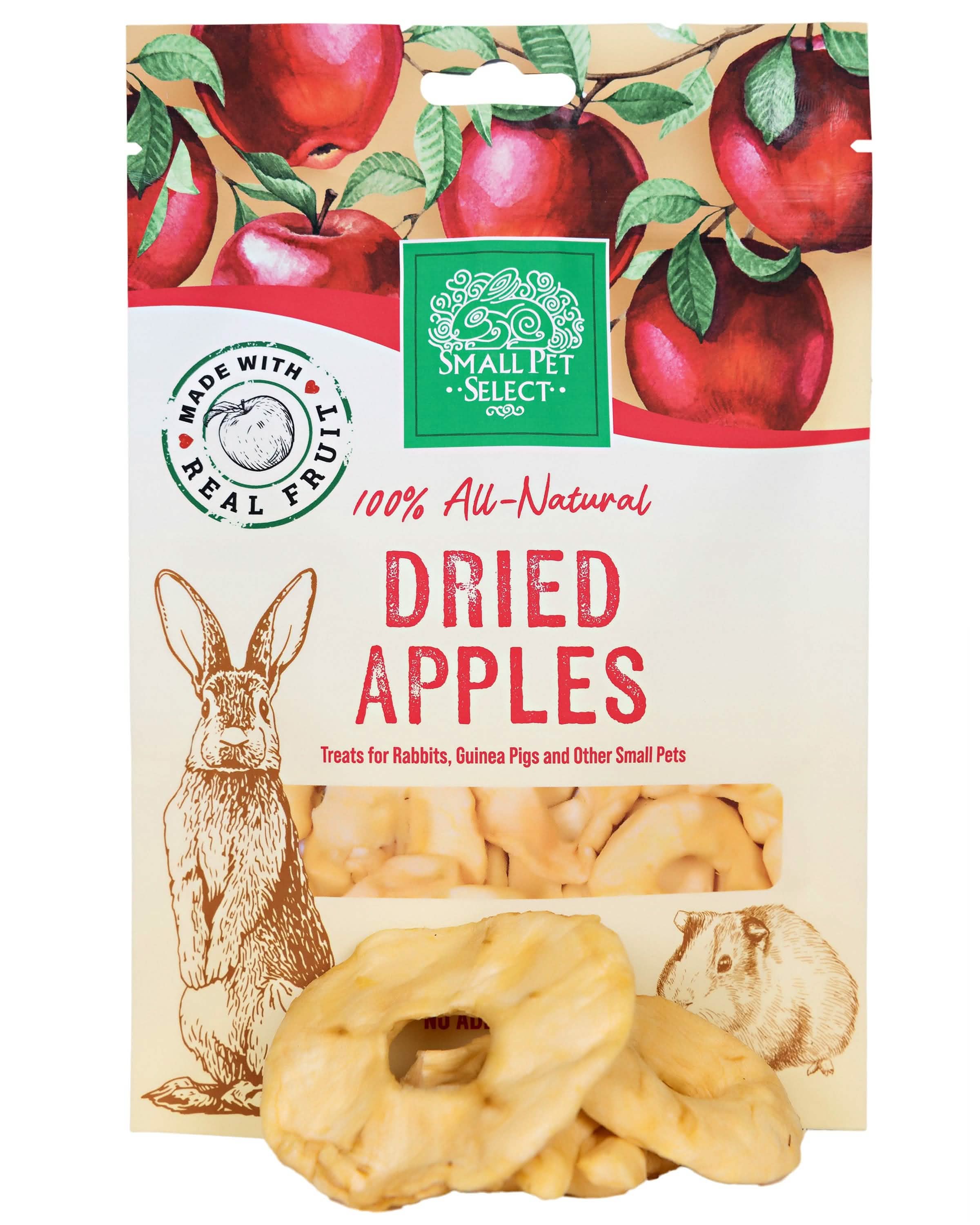 100% All-Natural, Zero Sugar Added Apple Slices – Small Pet Select