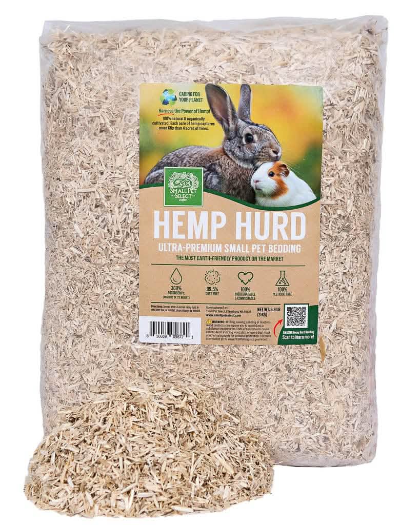 Small Pet Hemp Hurd Bedding – Small Pet Select