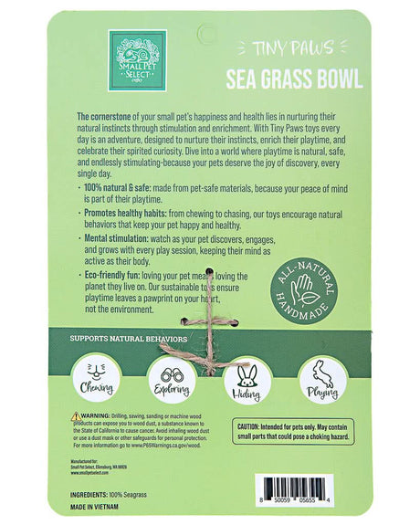 Tiny Paws Sea Grass Bowl