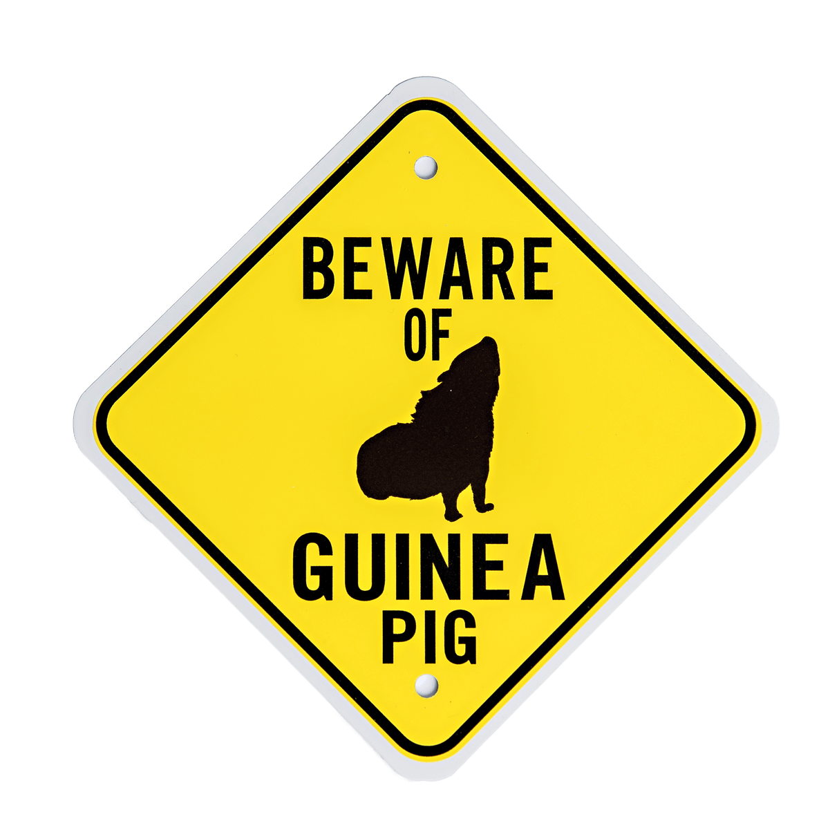 Small Pet Select Warning Sign: Beware of Guinea Pig