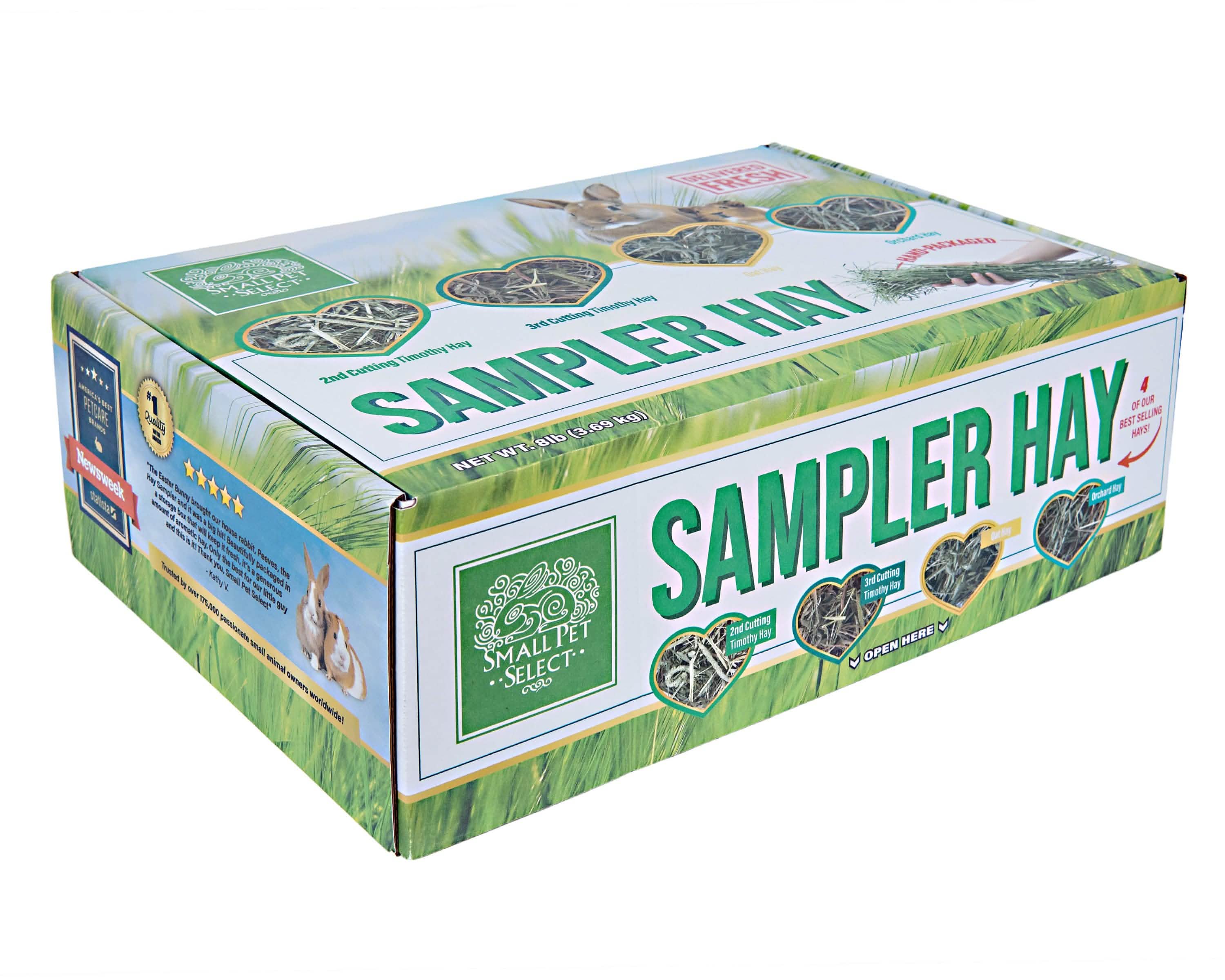 Sampler Hay Box - Great for Diet Variety! – Small Pet Select U.S.