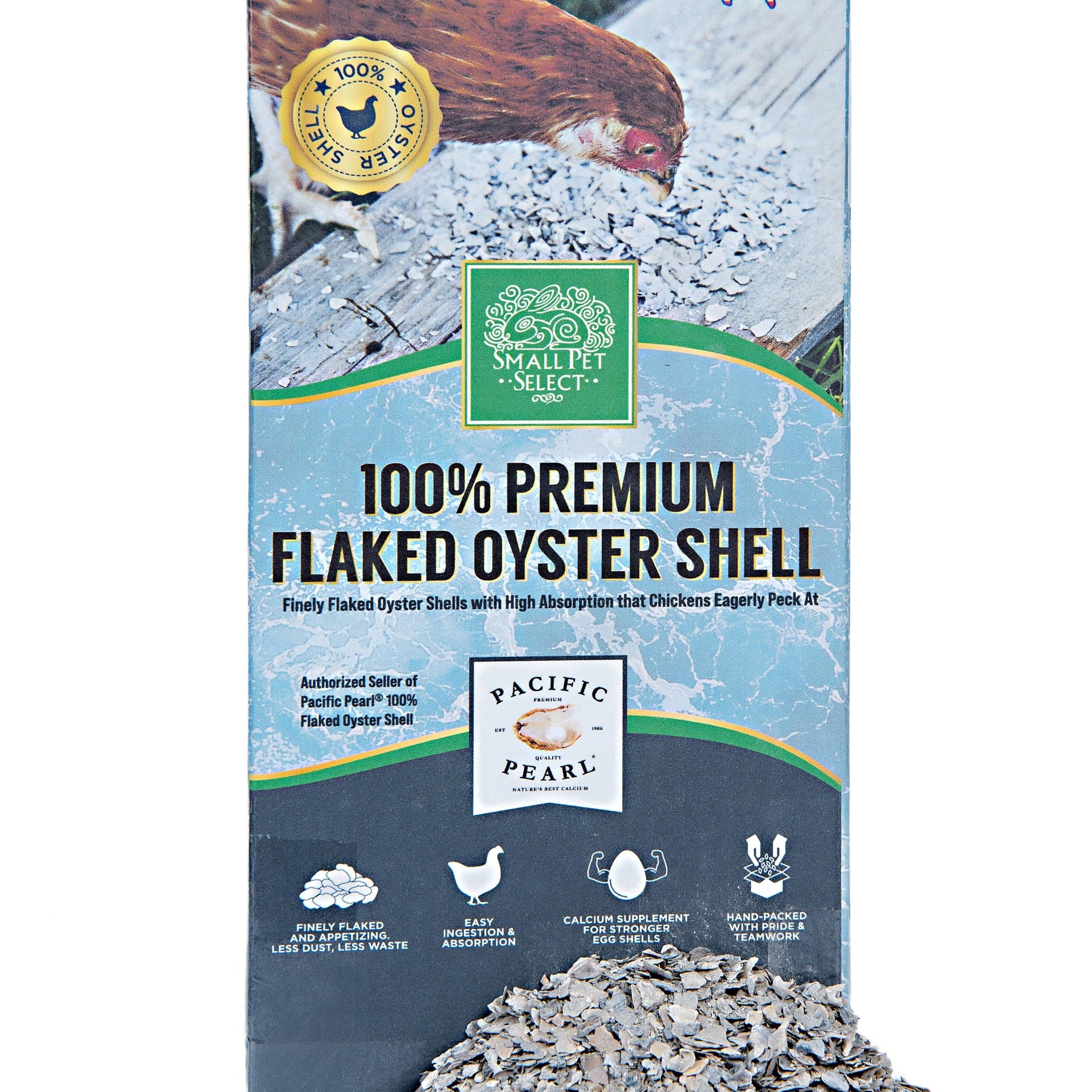100% Premium Flaked Oyster Shell