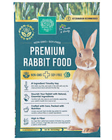 Premium Rabbit Food Pellets - Non-GMO, Soy-Free