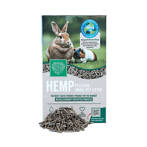 Small Pet Select Hemp Pelleted Small Pet Litter for rabbit litter boxes