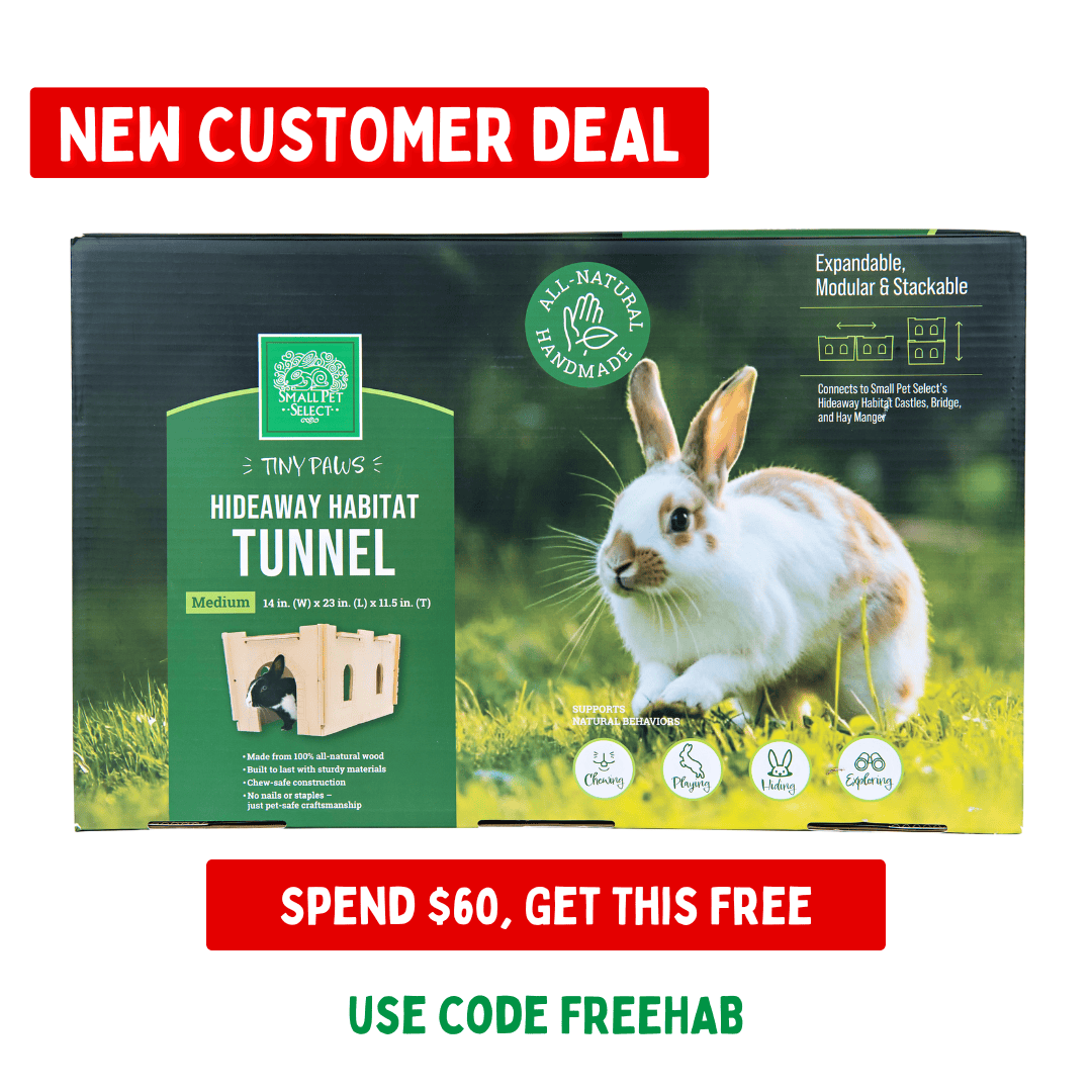 Tiny Paws- Hideaway Habitat Tunnel - Medium