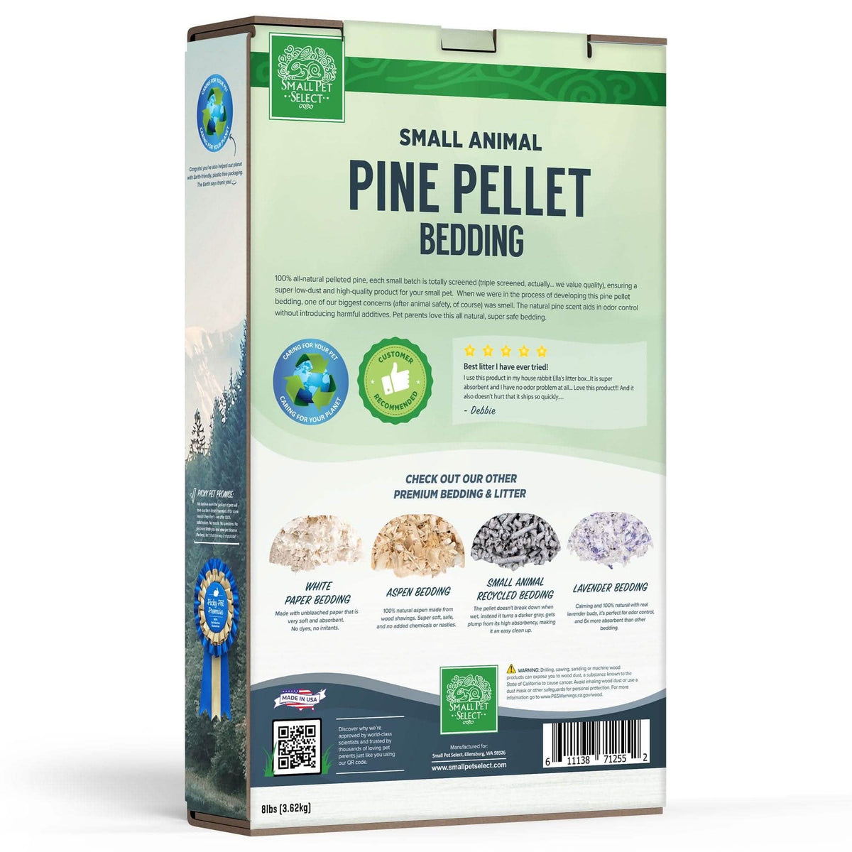 Pine Pellet Litter/Bedding for Rabbits & Guinea Pigs 100 AllNatural