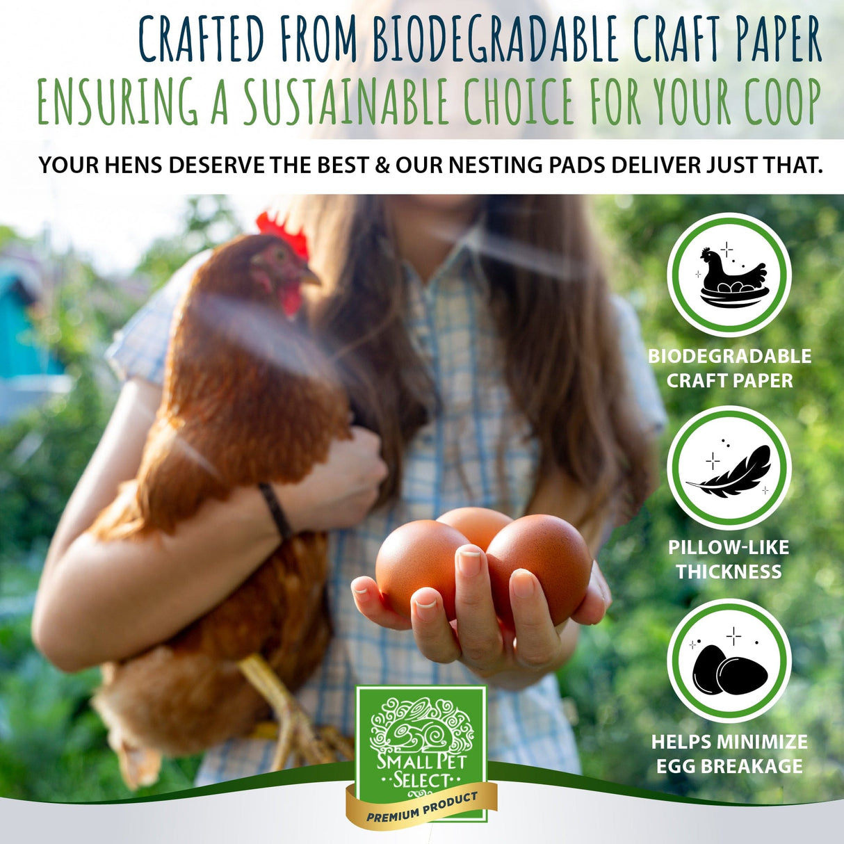 Chicken Nesting Pads (12-pack)