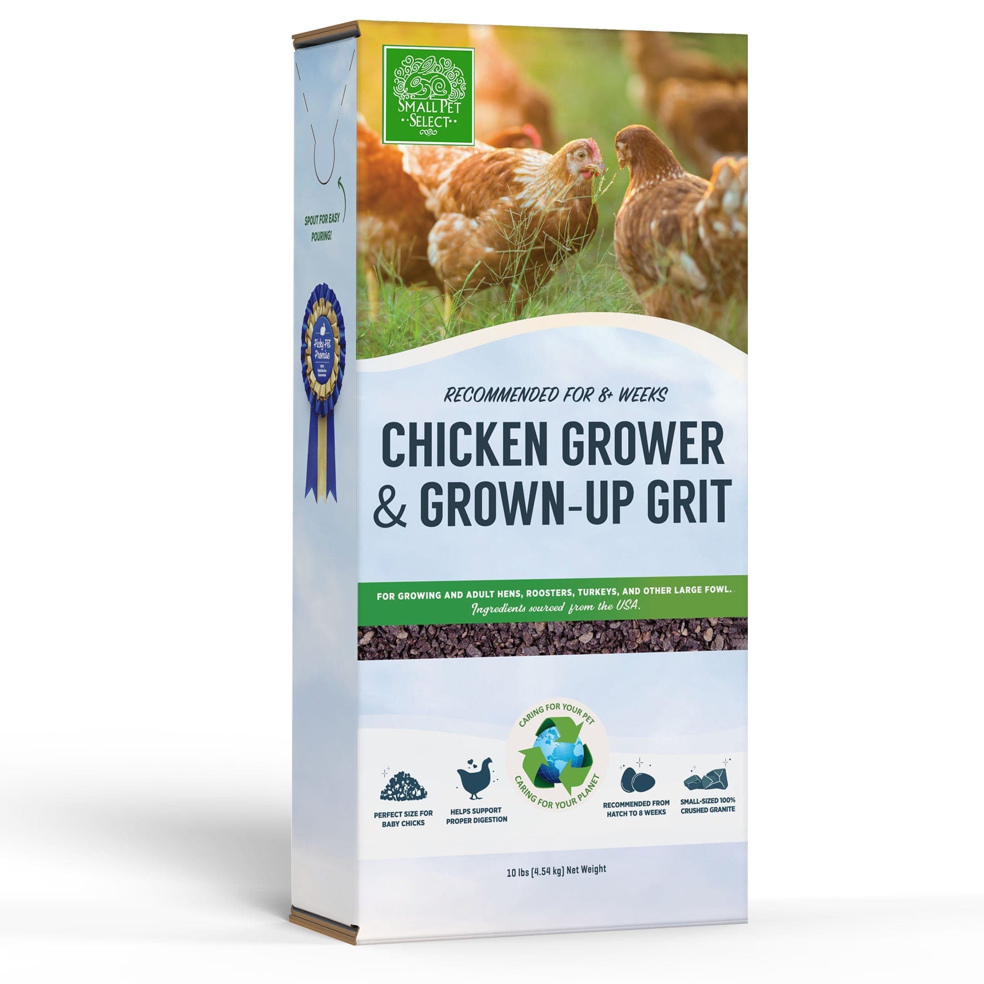 Grown-up Chicken Grit - Helps Support Proper Digestion - Small Pet 