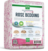 Rose White Paper Bedding