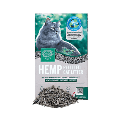 Sifting Litter Box + Hemp Pelleted Litter