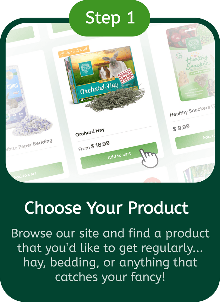 step 1 choose your product