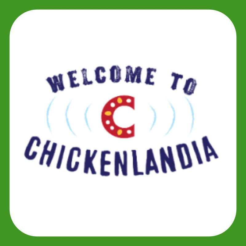 welcome to chickenlandia logo