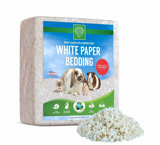 white paper bedding for small pets