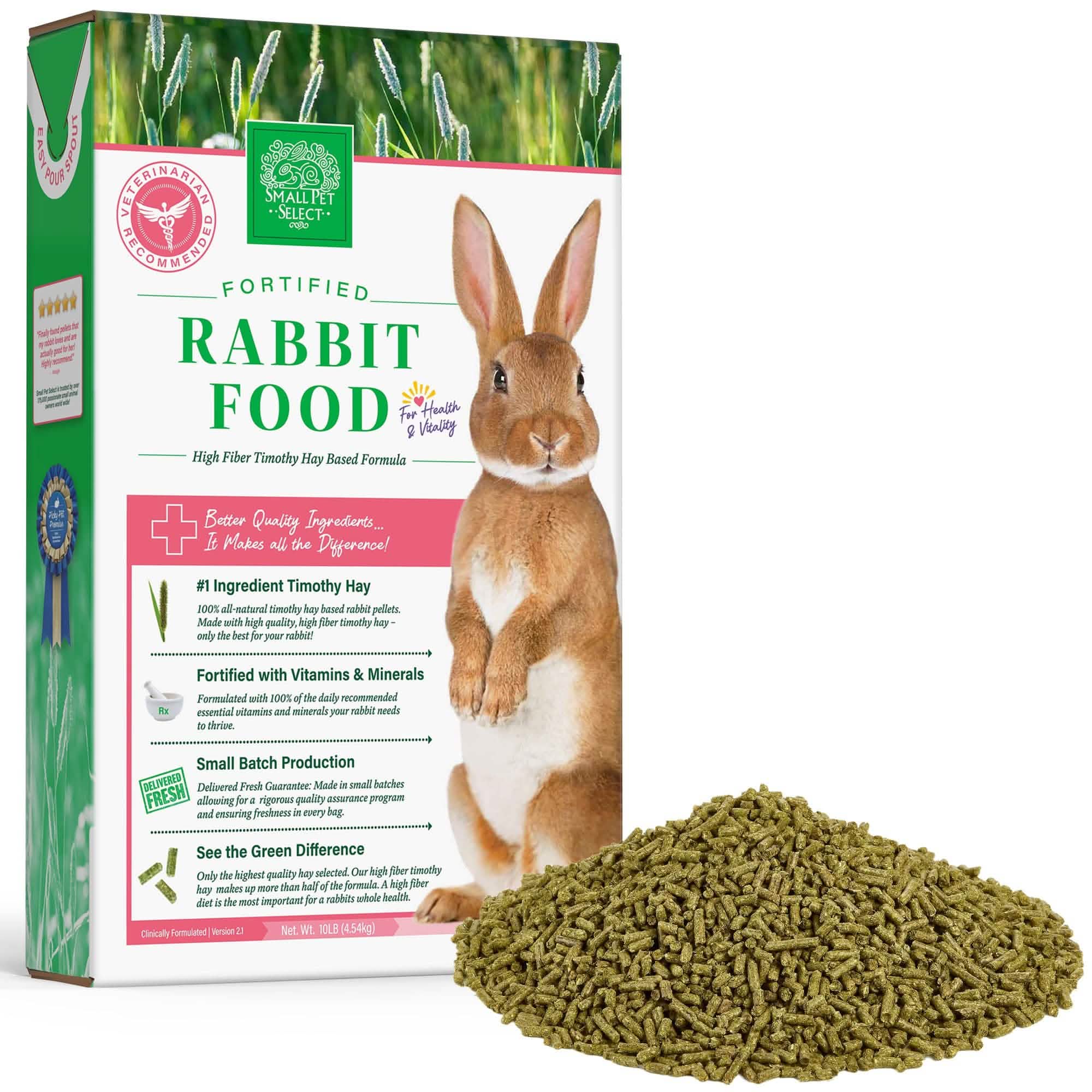 Premium Non-GMO Rabbit Pellets | Rabbit Food - Non-GMO - Small Pet ...