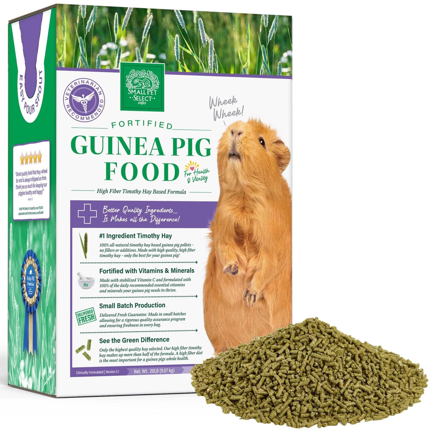 Beautiful view of Guinea Pig Floating Pellets For Fibre Maintenance