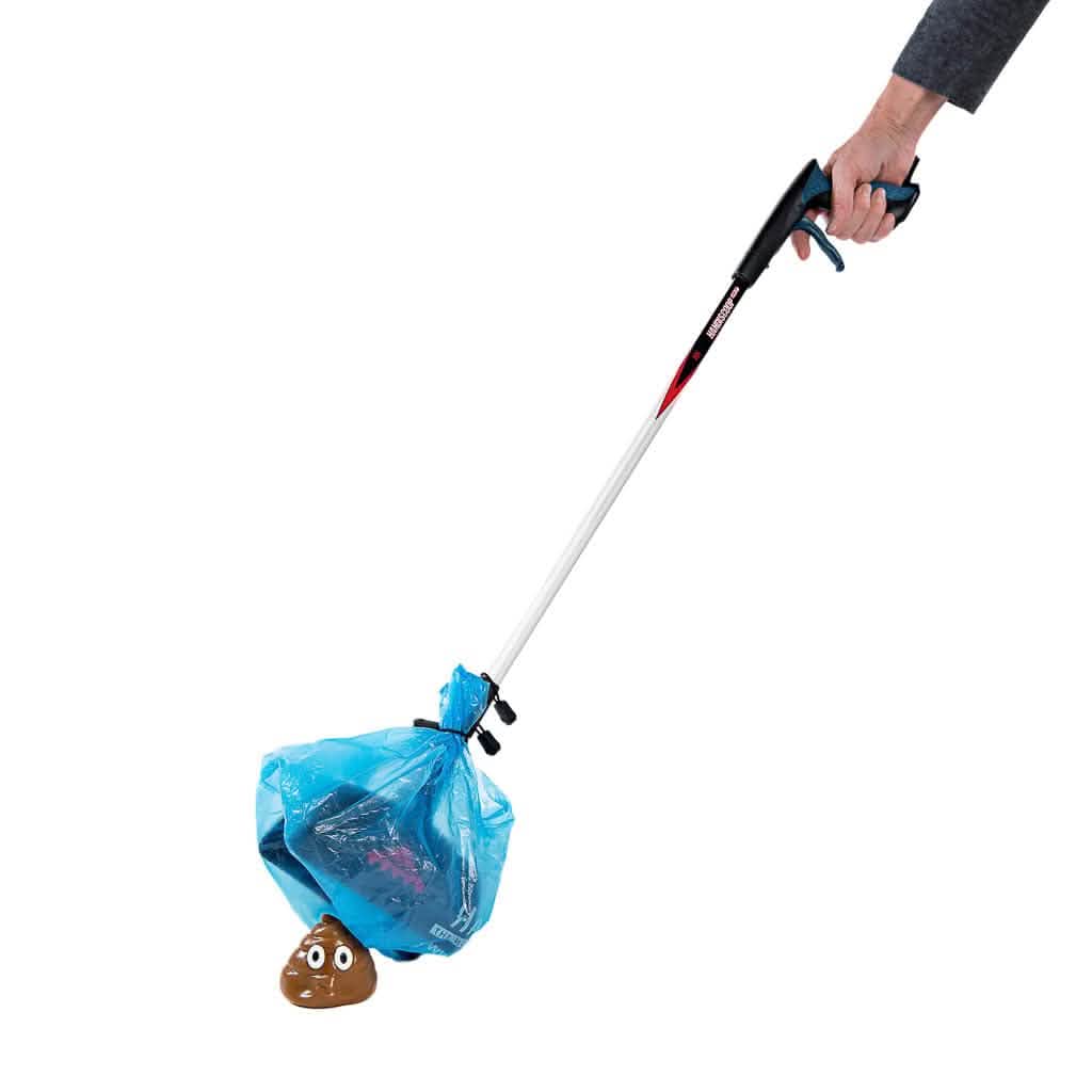 Long Handle Dog Pooper Scooper – No-Bend Waste Pickup Tool – Small