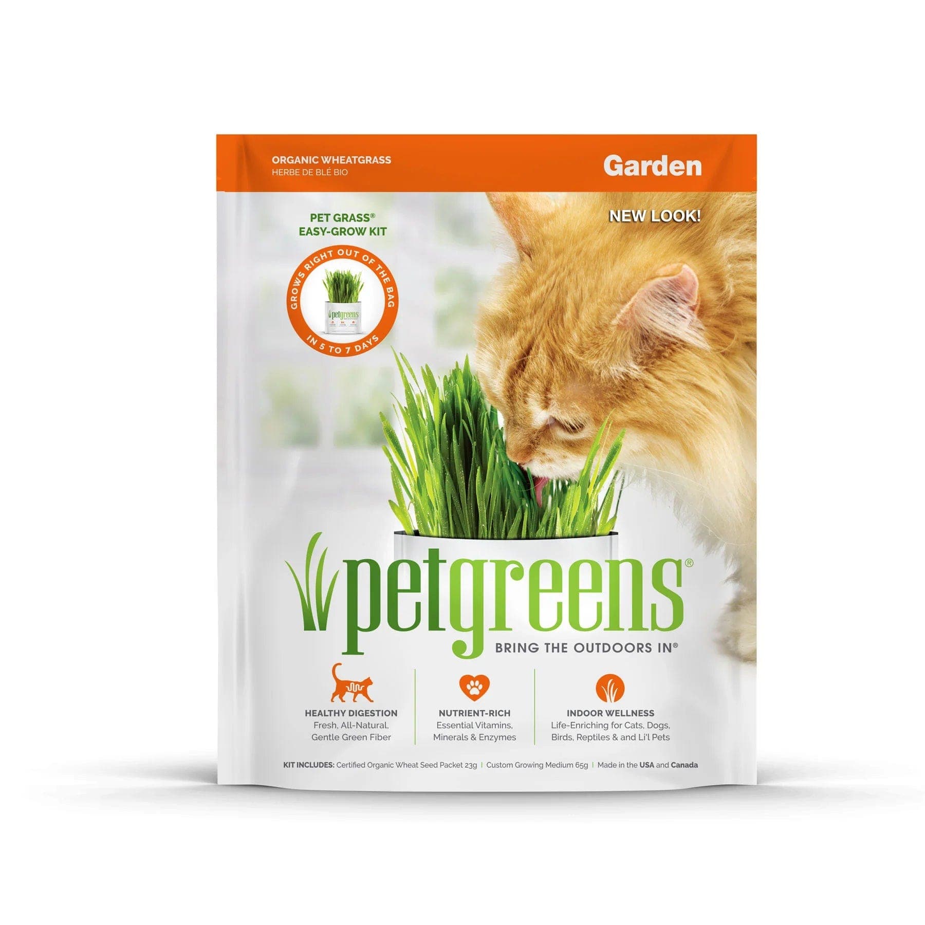 Pet Greens Garden 100 USDA Certified Organic Pet Grass Small