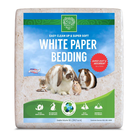 Unbleached White Paper Bedding